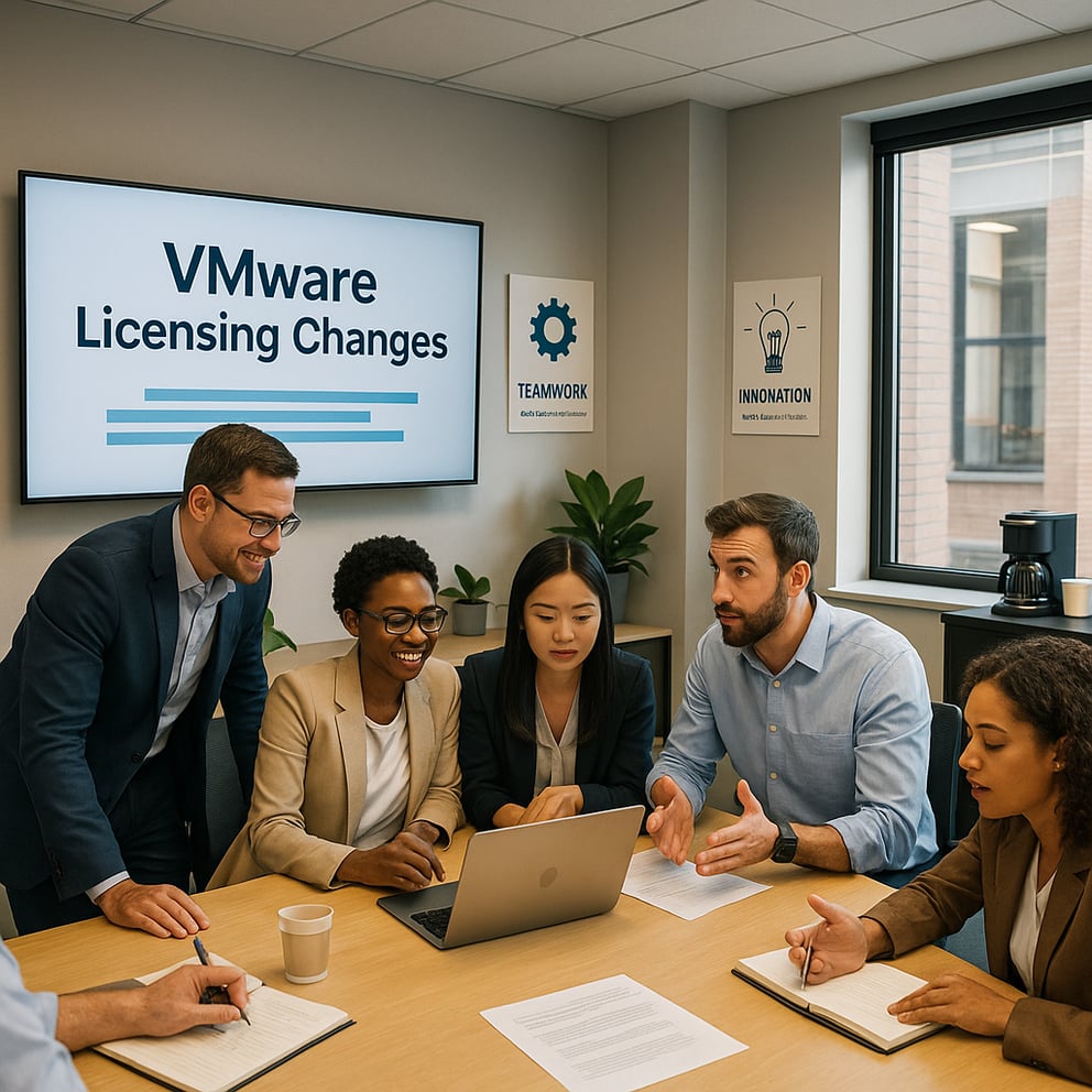 https://534183.fs1.hubspotusercontent-na1.net/hubfs/534183/AI-Generated%20Media/Images/The%20image%20depicts%20a%20sleek%20modern%20office%20environment%20filled%20with%20professionals%20engaged%20in%20lively%20discussions%20around%20a%20conference%20table%20A%20large%20screen%20displays%20a%20presentation%20with%20the%20title%20VMware%20Licensing%20Changes%20in%20bold%20letters%20The%20room%20is%20welllit%20f-1.png