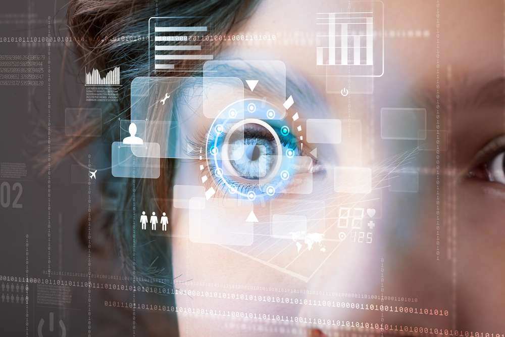 Future woman with cyber technology eye panel concept-1