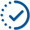 Complete IT Managed Services Cyber Advisors Blue Checkmark Icon